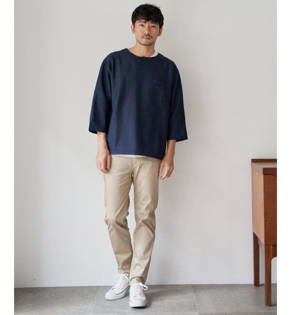 ikka「【吸水速乾】7分easyケアシャツTインナーセット」|シャツ・ブラウス|