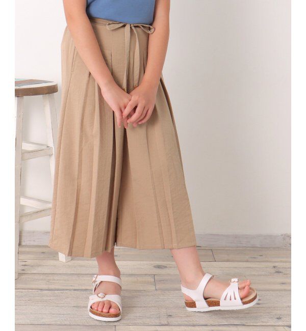 ikka kids「ホソベルトツキスラブワイドパンツ」|その他|