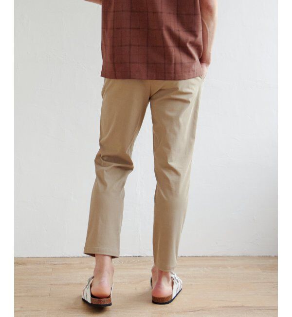 ikka「【雑誌MonoMax5月号掲載】GOKU楽パンツ EASY STRETCH 冷感アンクル「小泉孝太郎さん着用モデル」」|スラックス|