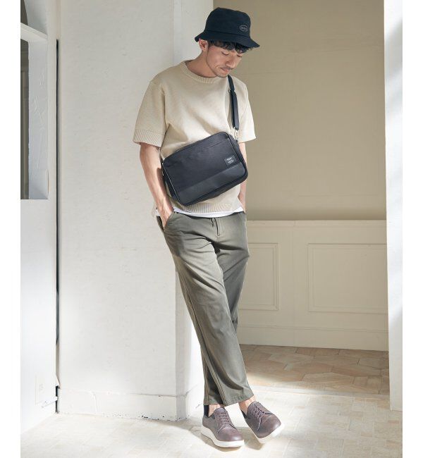 ikka「【雑誌MonoMax5月号掲載】GOKU楽パンツ EASY STRETCH 冷感アンクル「小泉孝太郎さん着用モデル」」|スラックス|