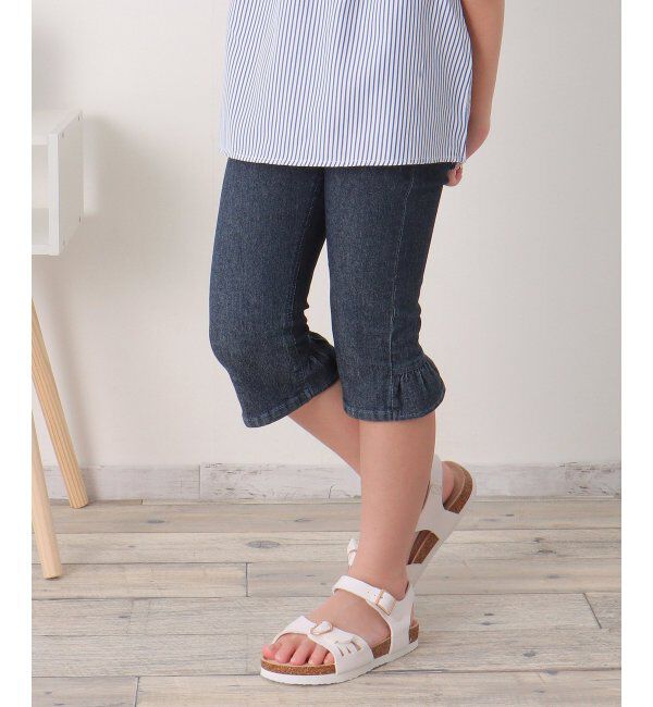 ikka kids「後ろフリルクロップドパンツ（120~160cm）」|その他|