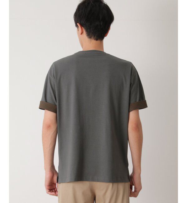 ikka「プリントMIXポケットTシャツ」|Tシャツ・カットソー|