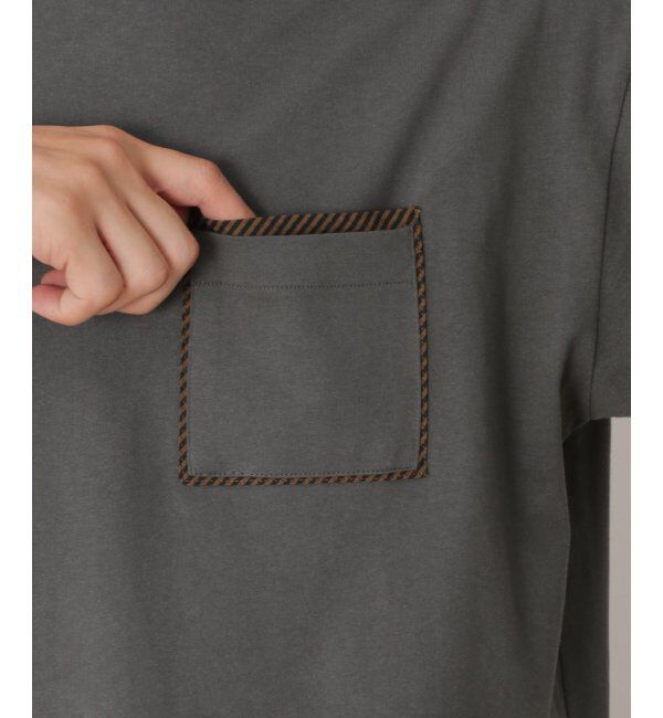 ikka「プリントMIXポケットTシャツ」|Tシャツ・カットソー|