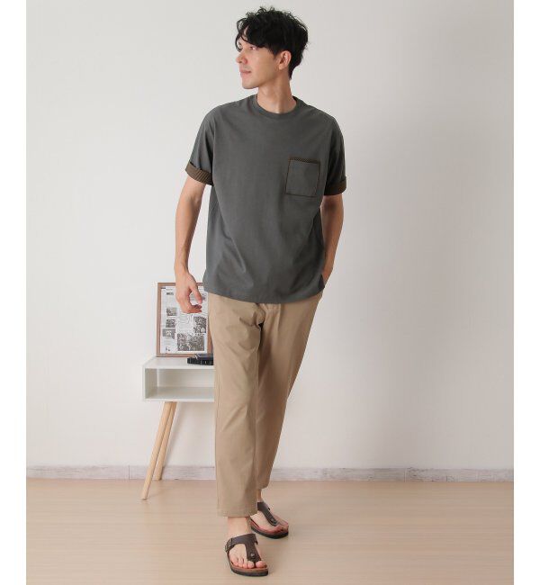 ikka「プリントMIXポケットTシャツ」|Tシャツ・カットソー|