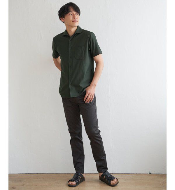 ikka「【雑誌MonoMax5月号掲載】接触冷感チェック5ポケットパンツ「小泉孝太郎さん着用モデル」」|スラックス|