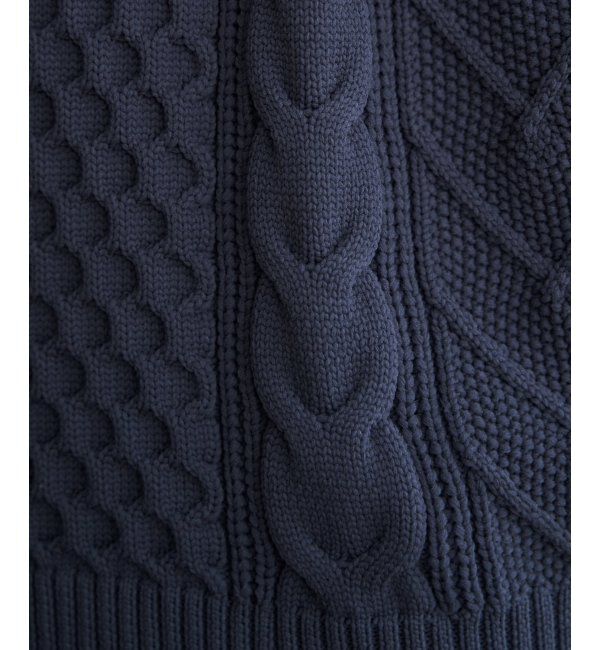 ikka「GOKU楽ニットケーブルカーディガン」|その他|