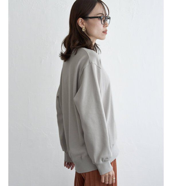 ikka「裏毛ロゴフォトスウェット」|パーカー|