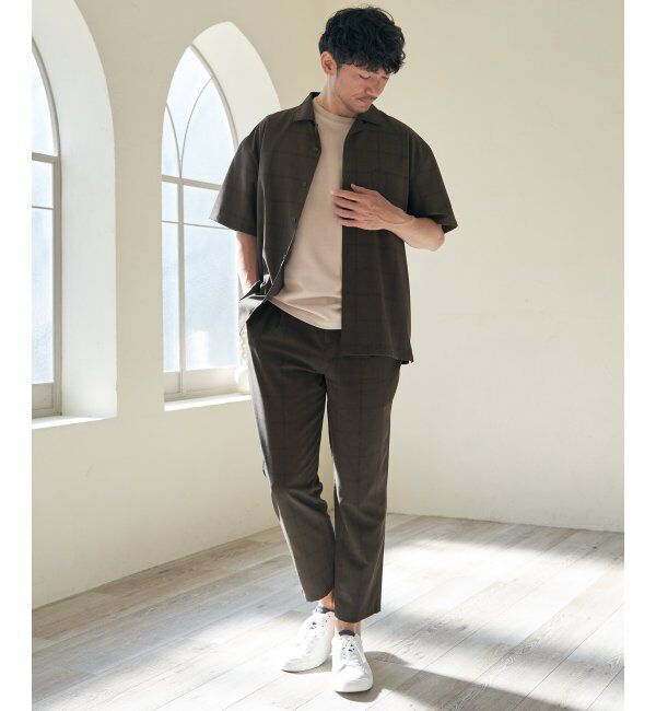 ikka「Reflax リラックスイージーアンクルパンツ」|その他|