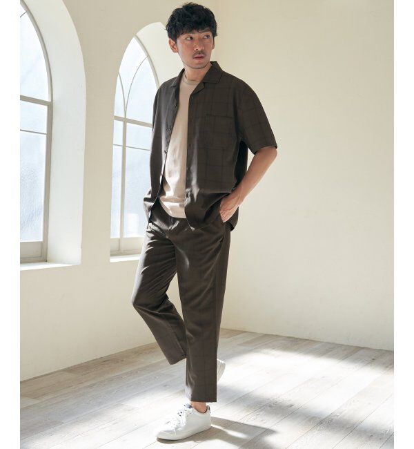 ikka「Reflax リラックスイージーアンクルパンツ」|その他|