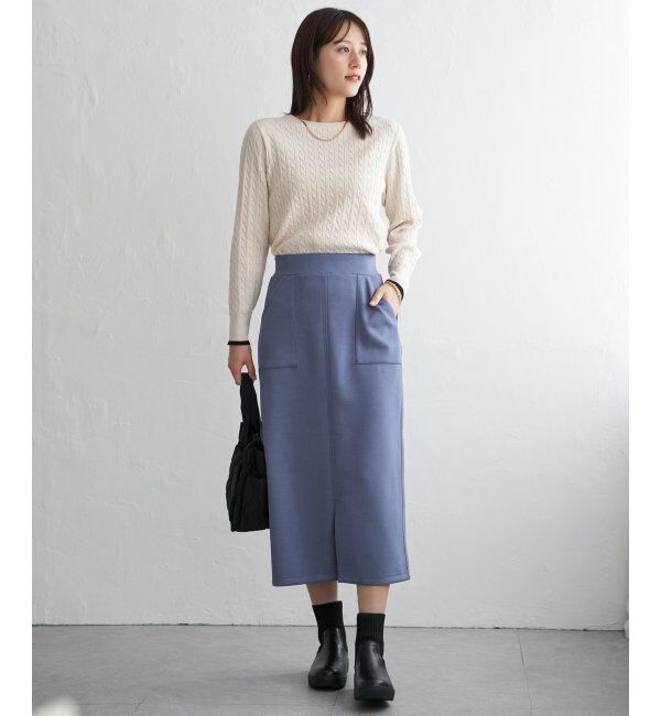 ikka「GOKU楽鹿の子ダンボールスカート」|スカート|