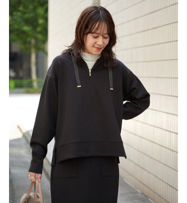 ikka「GOKU楽 鹿の子ダンボールパーカー」|パーカー|