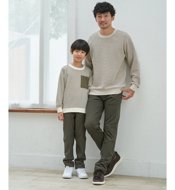 ikka kids「MKビックワッフルポケツキPO」|Tシャツ・カットソー|