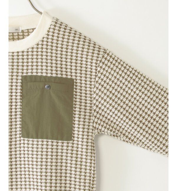 ikka kids「MKビックワッフルポケツキPO」|Tシャツ・カットソー|