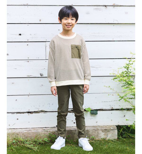 ikka kids「MKビックワッフルポケツキPO」|Tシャツ・カットソー|