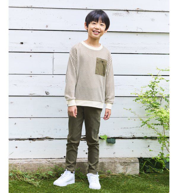 ikka kids「MKビックワッフルポケツキPO」|Tシャツ・カットソー|