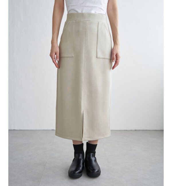 ikka「フェイクスエードスカート」|スカート|