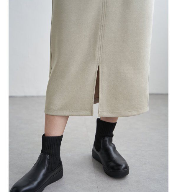 ikka「フェイクスエードスカート」|スカート|