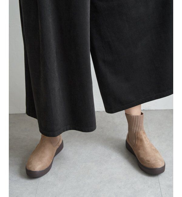 ikka「ベロアツイルラップフウスカーチョ」|スカート|