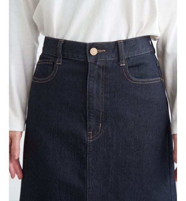 ikka「デニムロングスカート」|スカート|