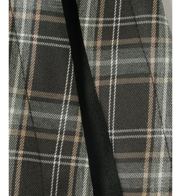 ikka kids「サイド切り替えタックチェックスカート（120~160cm）」|スカート|