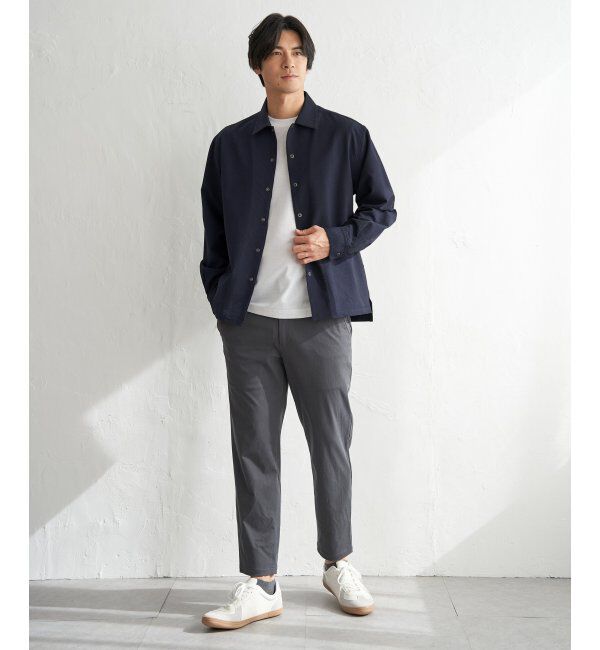 ikka「【雑誌MonoMax5月号掲載】イージケアサッカースナップシャウター「小泉孝太郎さん着用モデル」」|シャツ・ブラウス|