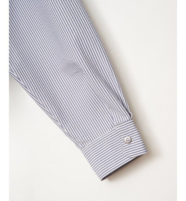 ikka「【雑誌MonoMax5月号掲載】イージケアサッカースナップシャウター「小泉孝太郎さん着用モデル」」|シャツ・ブラウス|