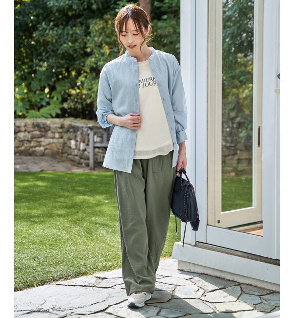 ikka「【雑誌InRed5月号】ドライテックチノベイカーパンツ　【接触冷感／速乾】」|チノ|