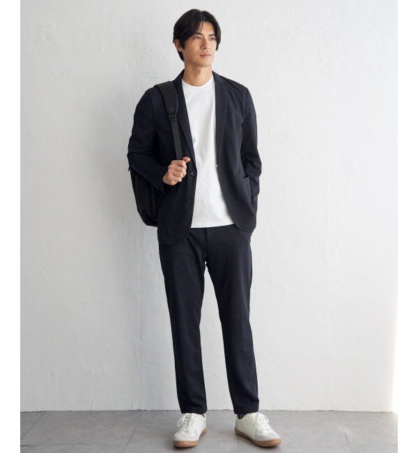 IKKA LOUNGE「【セットアップ対応】GOKU楽ワークDRYソフトカノコジャケット」|テーラードジャケット|