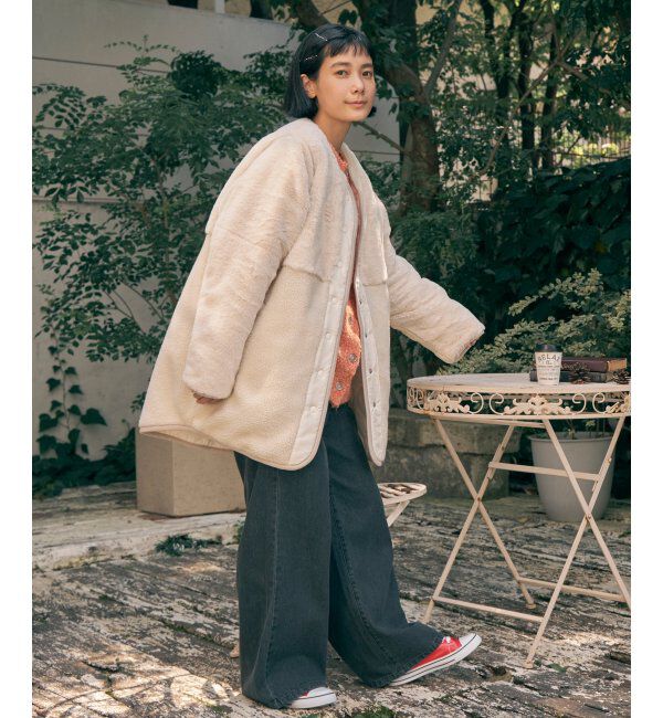 Lbc with Life「リバーシブルファーキルトコート」|その他|