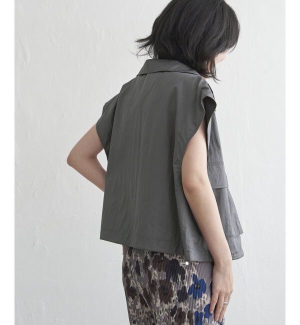 VENCE share style「パールタフタスタンドベスト」|その他|