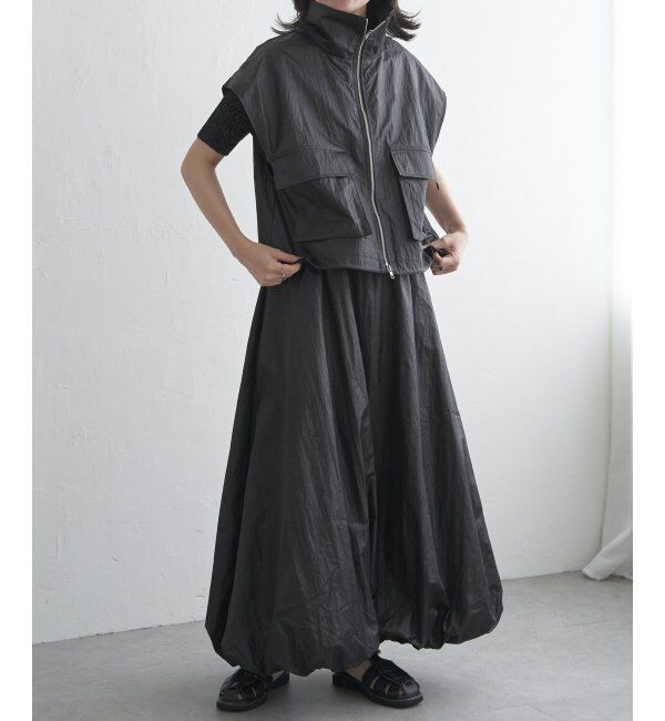 VENCE share style「パールタフタスタンドベスト」|その他|