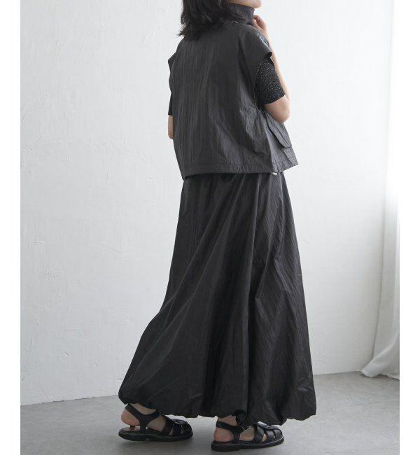 VENCE share style「パールタフタスタンドベスト」|その他|