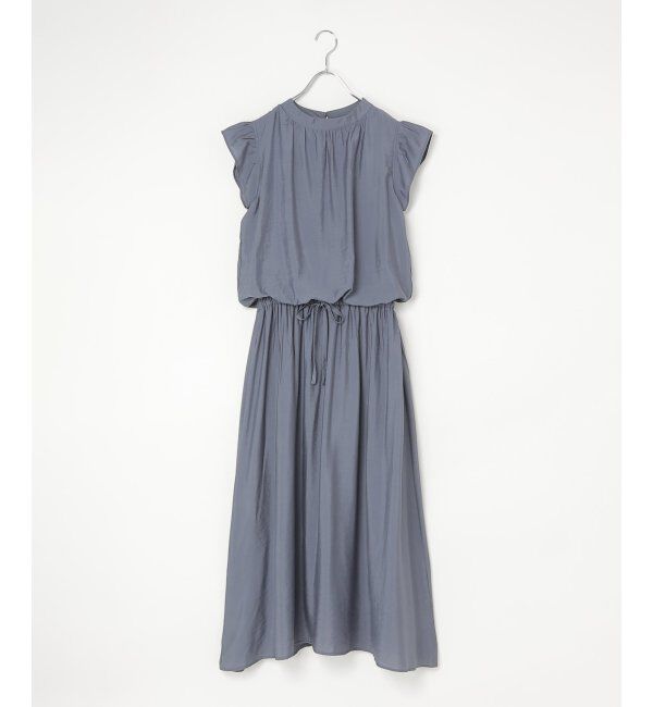VENCE share style「RNオーガンプチハイネックワンピース」|ワンピース|ブルー