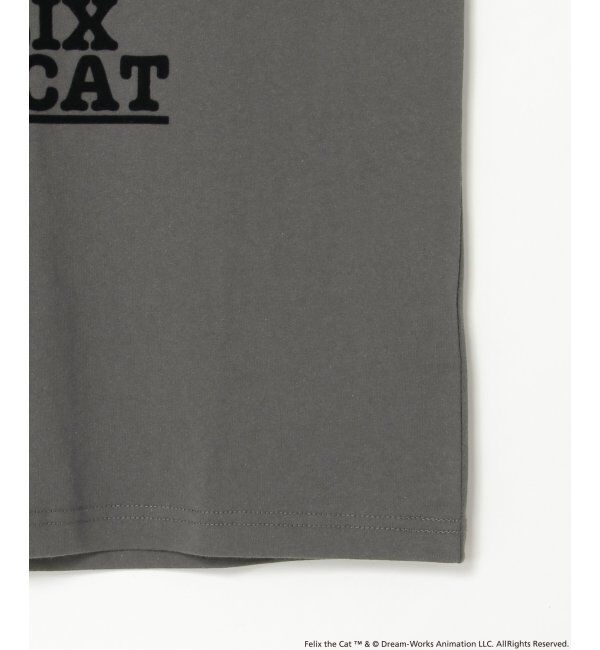 VENCE share style「"Felix the cat" フィリックス・ザ・キャット / フロッキープリントTシャツ」|Tシャツ・カットソー|