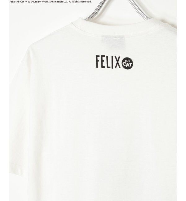 VENCE share style「"Felix the cat" フィリックス・ザ・キャット / フロッキープリントTシャツ」|Tシャツ・カットソー|