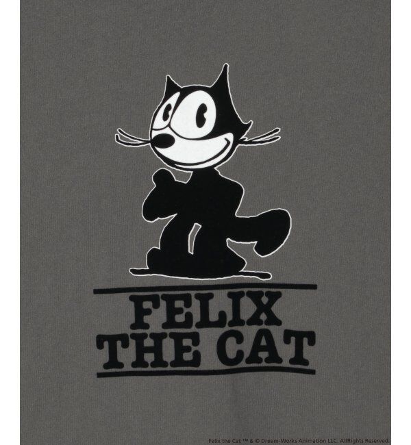 VENCE share style「"Felix the cat" フィリックス・ザ・キャット / フロッキープリントTシャツ」|Tシャツ・カットソー|