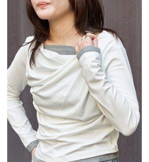 VENCE share style「レイヤードカシュクールプルオーバー」|その他|