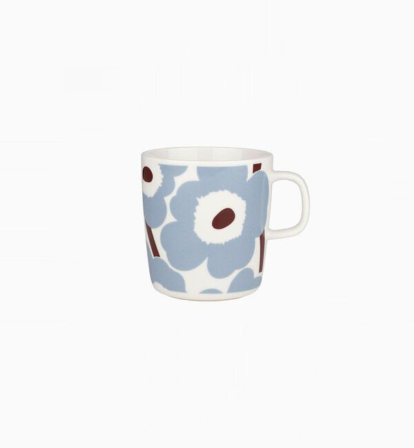 Marimekko「Unikko マグカップ 400ml」|その他|ﾌﾞﾙｰｸﾞﾚｰ&times;ﾎﾜｲﾄ