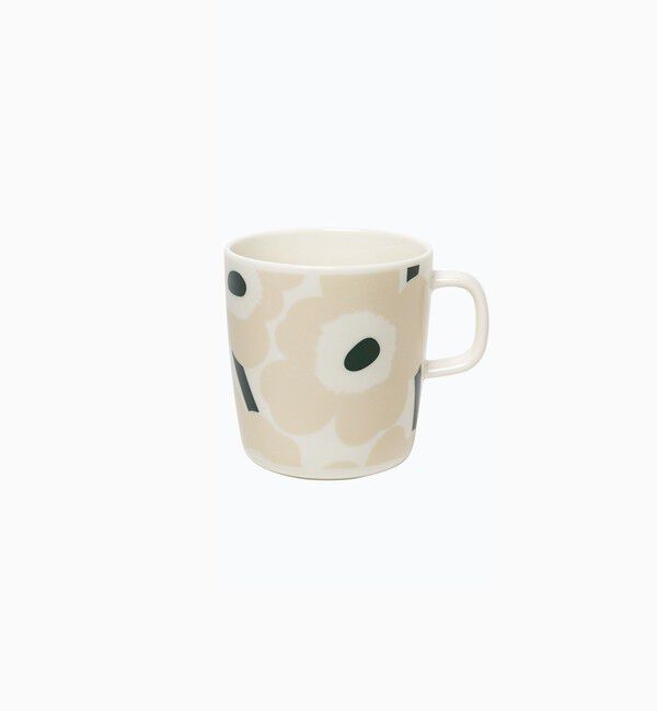 Marimekko「Unikko マグカップ 400ml」|その他|ﾍﾞｰｼﾞｭ&times;ﾀﾞｰｸｸﾞﾘｰﾝ&times;ﾎ