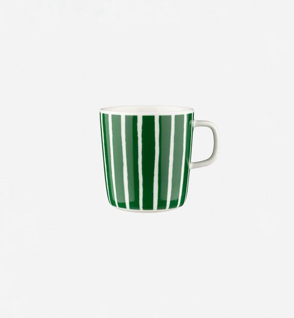 Marimekko「Piccolo マグカップ 400ml」|その他|ホワイト&times;グリーン