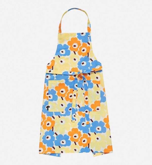 Marimekko「【日本限定】Mini Unikko エプロン」|その他|ﾗｲﾄｲｴﾛｰ&times;ﾗｲﾄﾌﾞﾙｰ