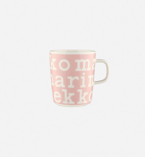 Marimekko「【日本限定】Logo マグカップ 250ml」|その他|ピンク&times;ホワイト