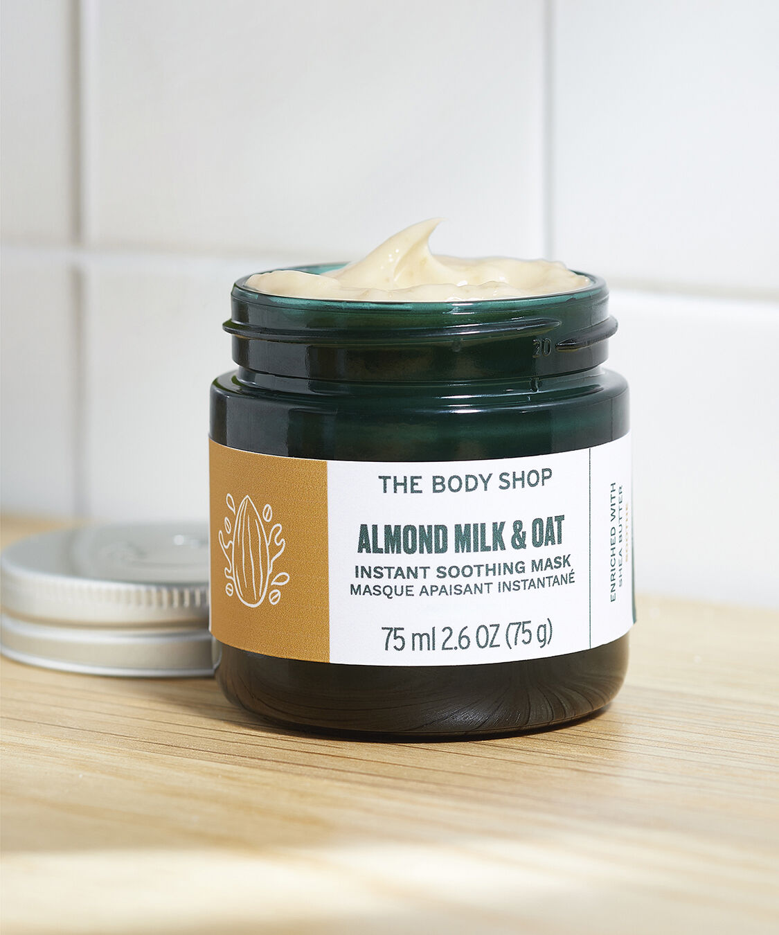 THE BODY SHOP「AM&OAT インスタント コンフォーティング マスク 75mL（アーモンドミルク）」|フェイスマスク・パック|