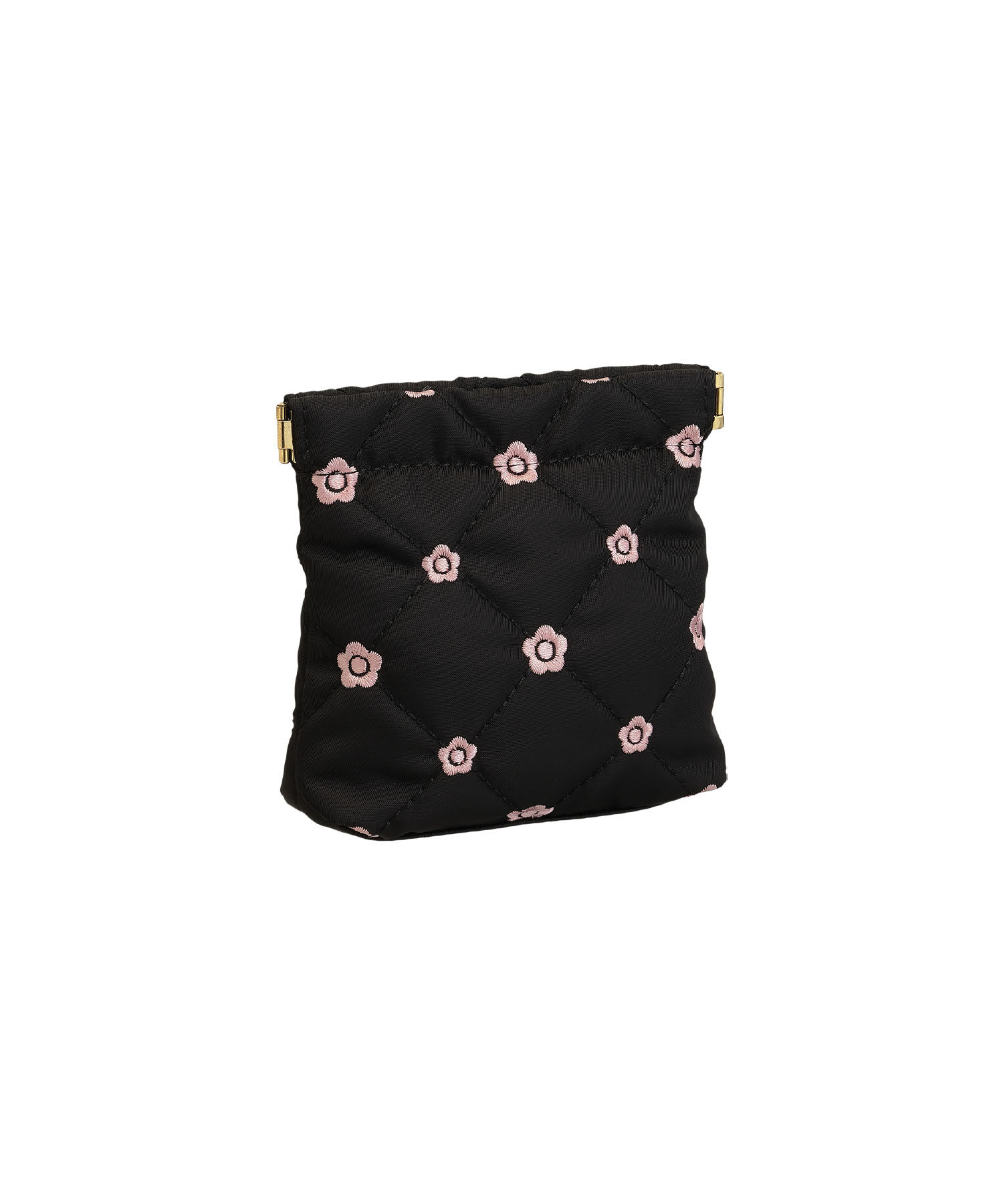 MARY QUANT「キルトデイジー刺繍 バネクチポーチ」|ポーチ|