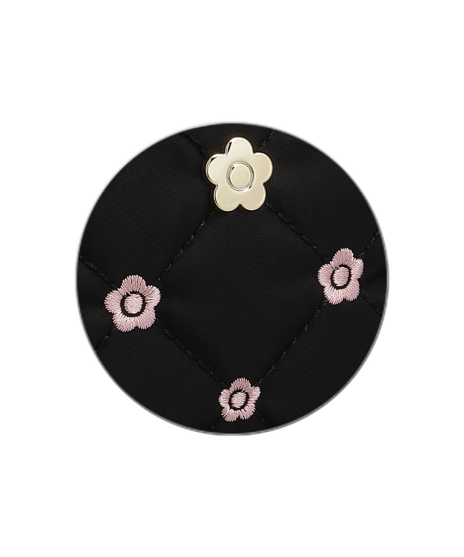 MARY QUANT「キルトデイジー刺繍 バネクチポーチ」|ポーチ|