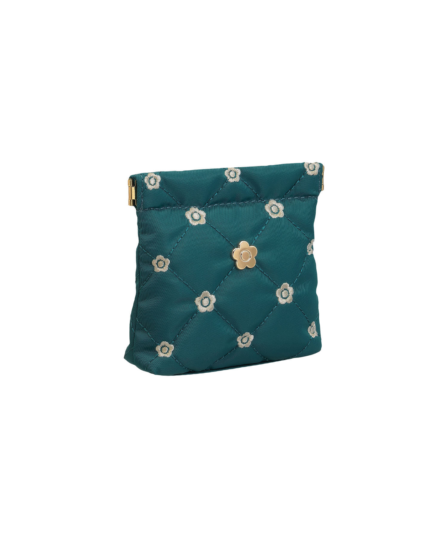 MARY QUANT「キルトデイジー刺繍 バネクチポーチ」|ポーチ|