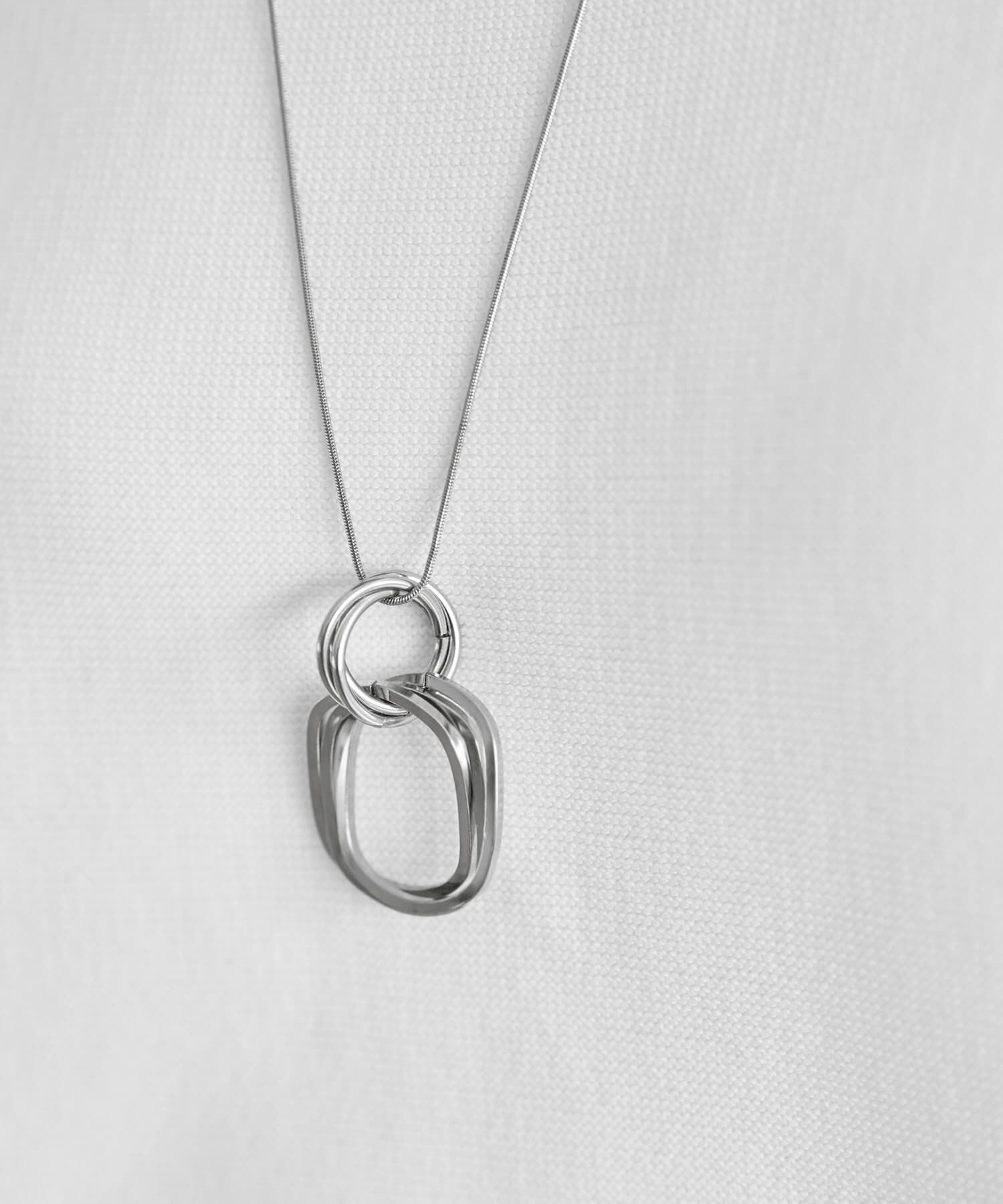 STYLE DELI「６リングパーツ70cmロングネックレス」|ネックレス|