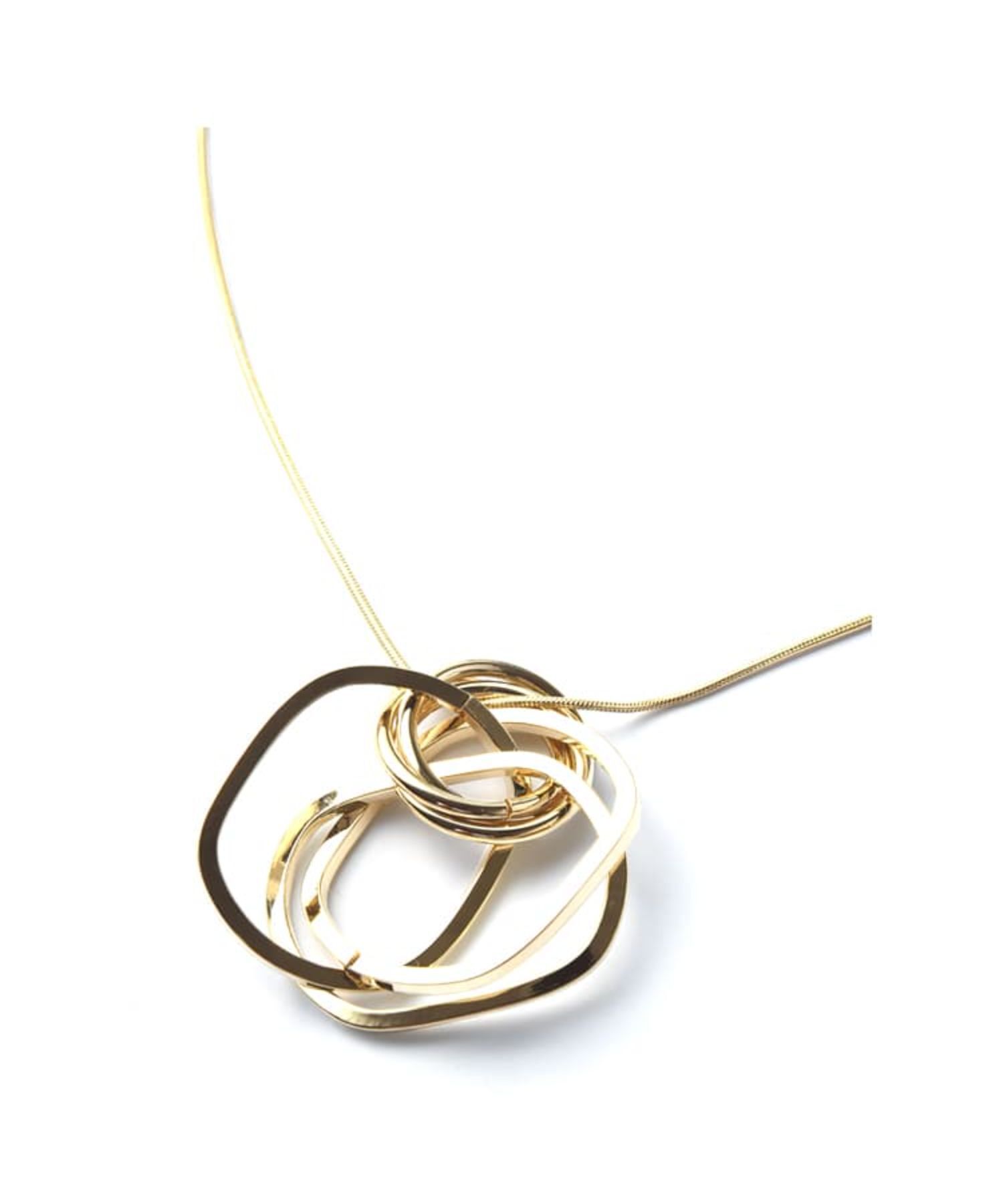 STYLE DELI「６リングパーツ70cmロングネックレス」|ネックレス|