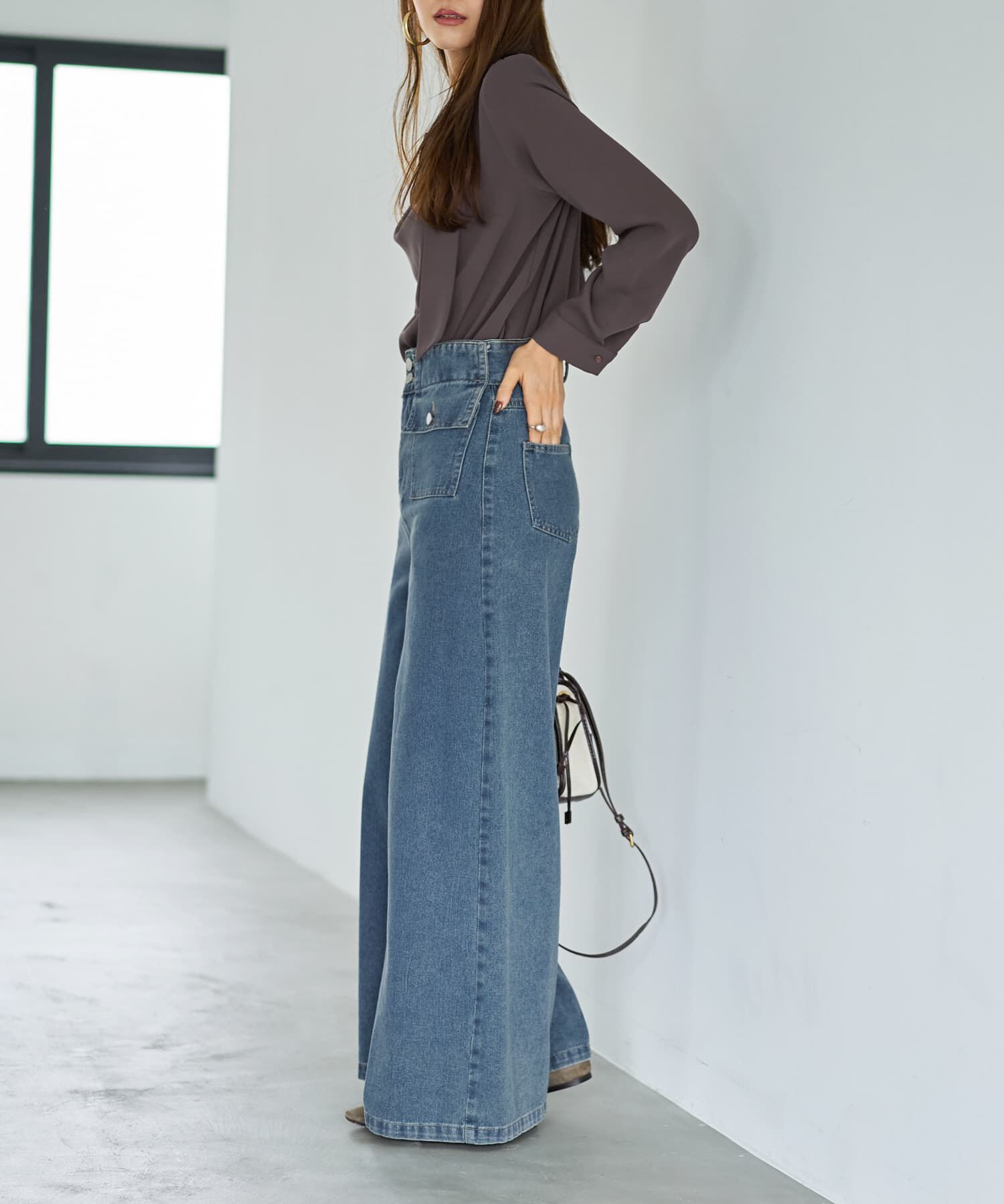 STYLE DELI「ポケットデニムバギーパンツ」|デニム|