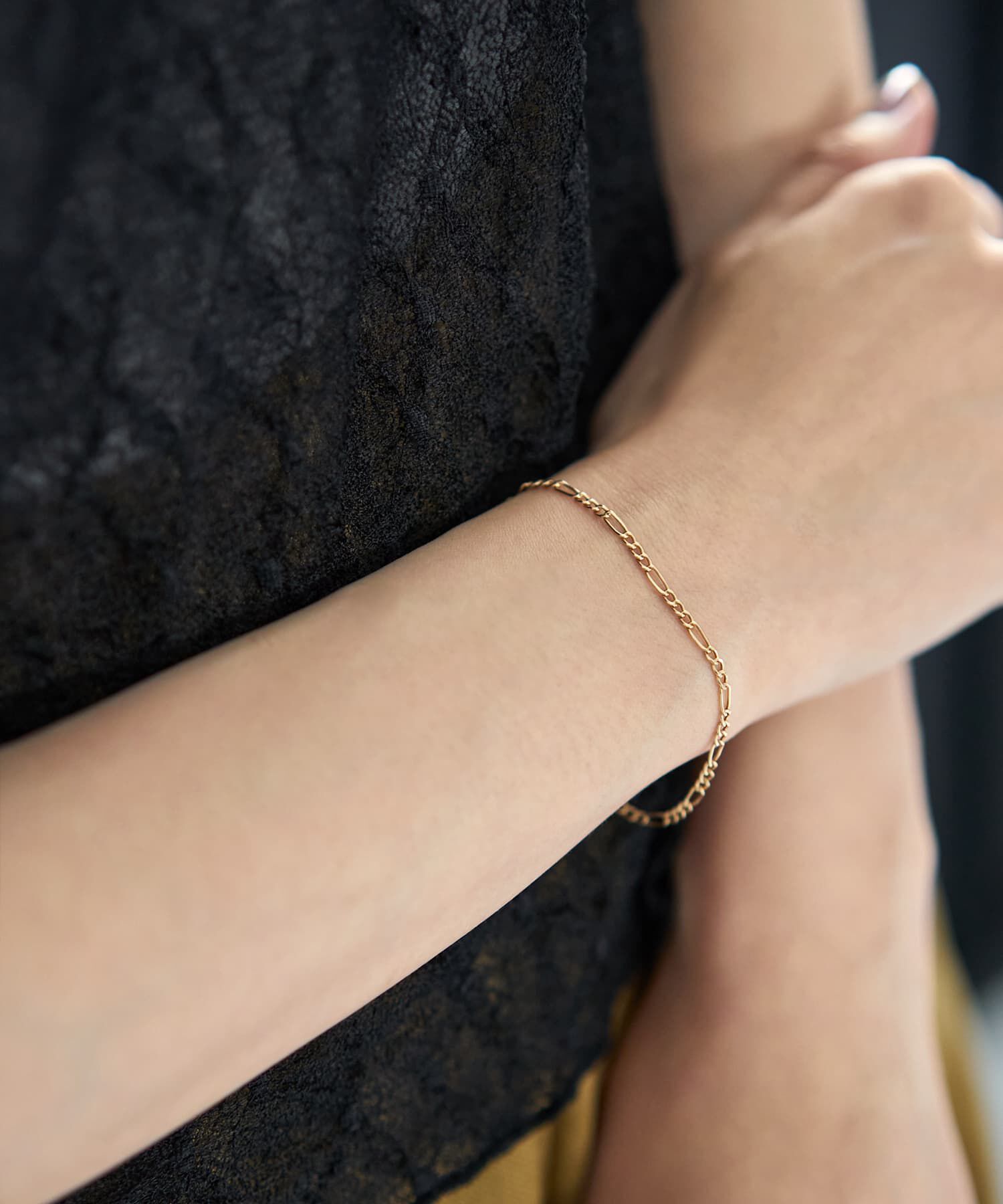STYLE DELI「K10フィガロチェーンブレスレット」|ブレスレット・バングル|